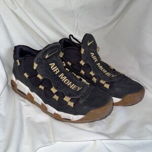 Nike NYC Air Money Black White Tab With Purple Laces Size 10 Men's